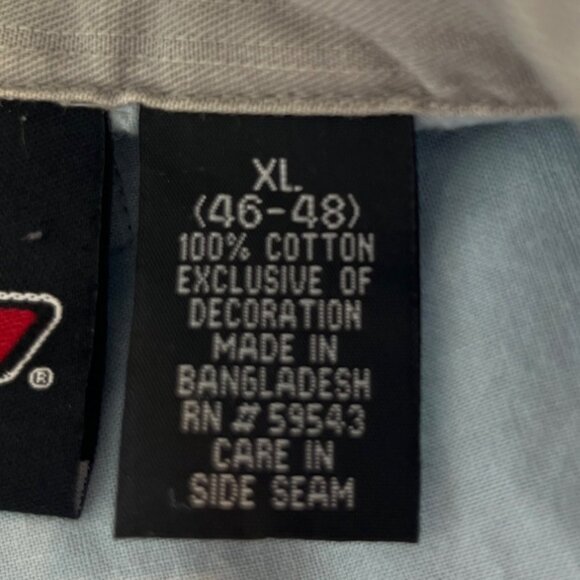 Dickies Short Sleeve Button Front Shirt Mens XL Gray - Picture 8 of 9